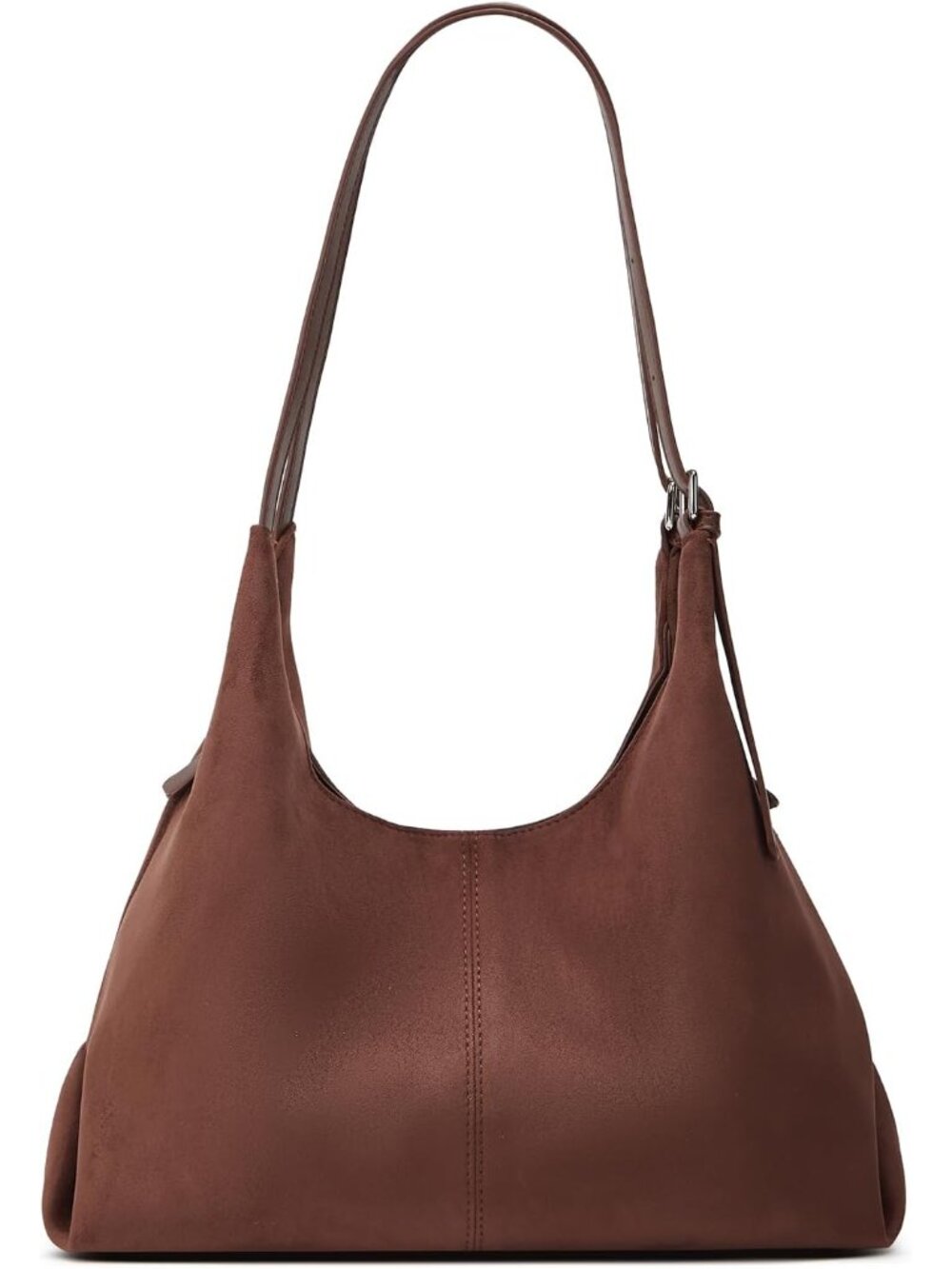 Slouchy Suede Saddle Hobo Bags Women Trendy Satchels Underarm Shoulder Bag Cresc